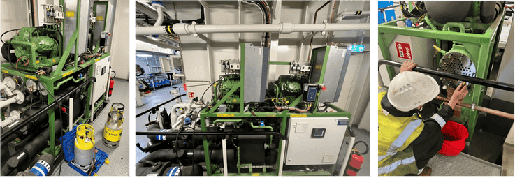gas reclaim; chilled water plant; condenser inspection
