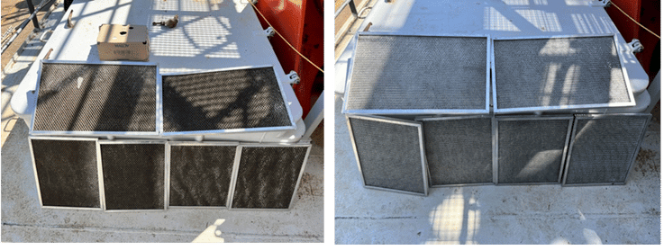 filters pre-clean vs post-clean