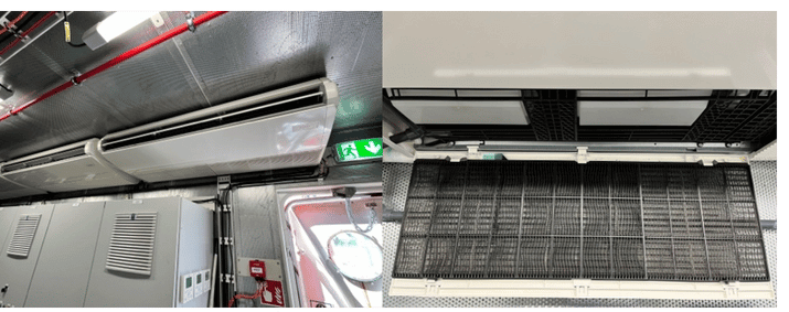 Underslung evaporators